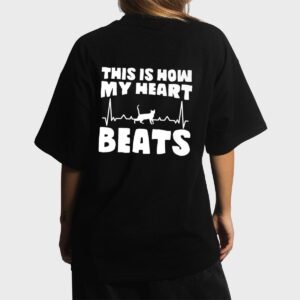 Best Cat Dad This Is How My Heart Beats Kitty Christmas Mom Women T-Shirt