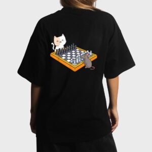 Cat Owner Chess Board Grandmaster Board Game Chess Player Women T-Shirt
