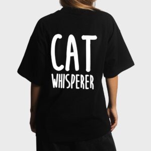 Cat Whisperer Funny and Cute Cat Women T-Shirt