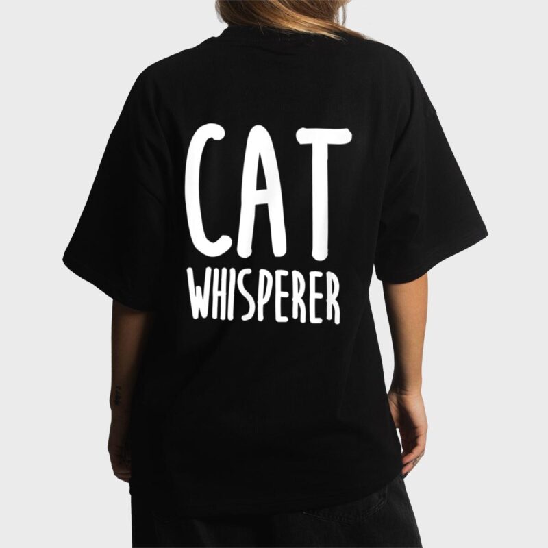 Cat Whisperer Funny and Cute Cat Women T-Shirt