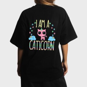 Caticorn Half Unicorn Half Cat Cute Women T-Shirt