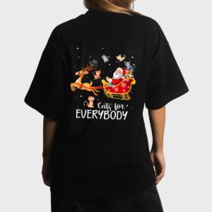Cats For Everybody Cat Christmas Pajama Family Party Gifts Women T-Shirt