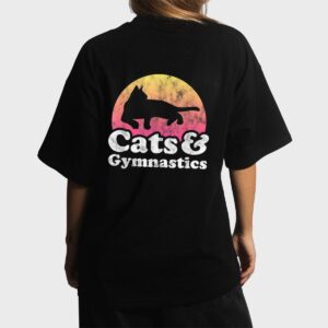 Cats and Gymnastics Cat and Gymnast Women T-Shirt