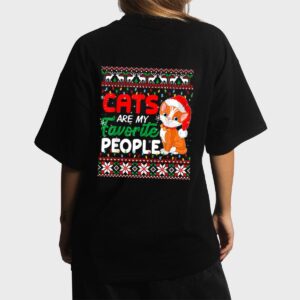 Christmas Cat  - Cats Are My Favorite People Women T-Shirt