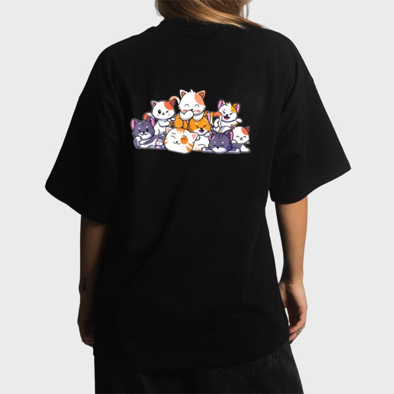 Cute Cats Anime Kawaii Japanese Otaku Neko Gift Women Girls Women T-Shirt