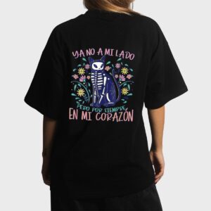 Dia De Los Muertos Cat Skeleton Animals Lover Costume Women T-Shirt