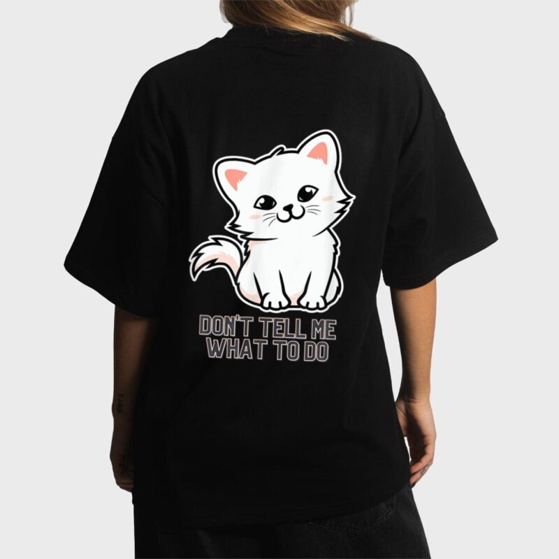 Don Ell Me What O Do Meme Funny Retro Style Vintage Cats Women T-Shirt