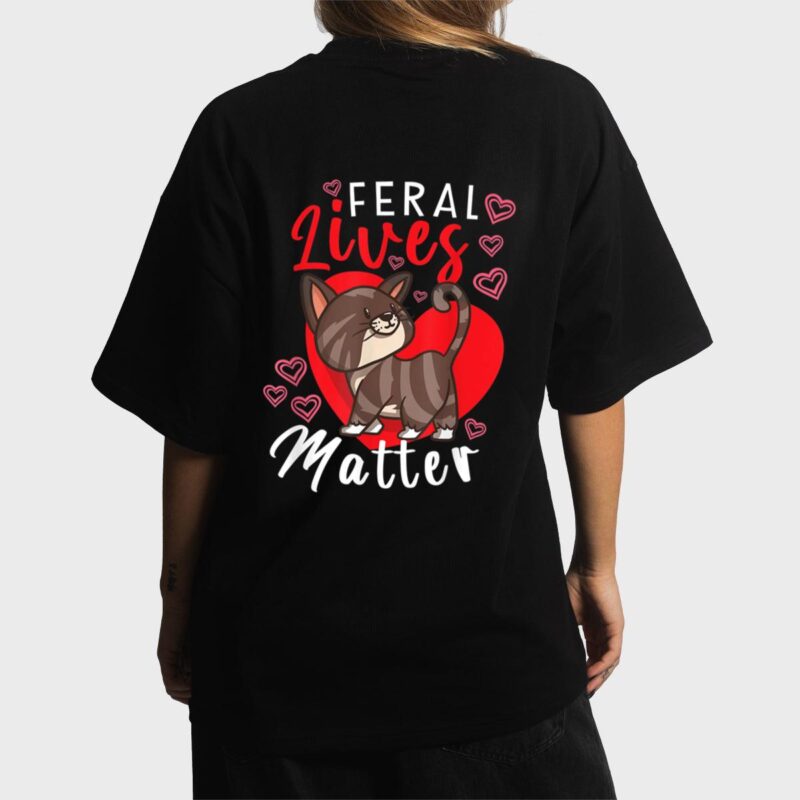 Feral Lives Matter Rescue Cat Adoption Cat Rescuer_1 Women T-Shirt