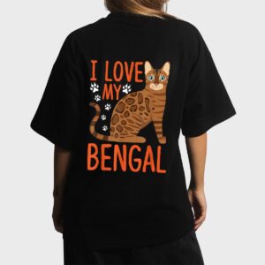 I Love My Bengal Bengal cat Costume Bengal Cat Women T-Shirt