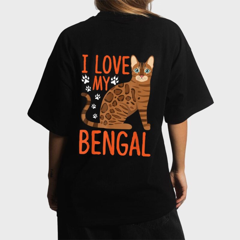 I Love My Bengal Bengal cat Costume Bengal Cat Women T-Shirt
