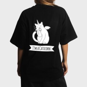 I M A Caticorn Funny Unicorn Cat Caticorn Gift Love My Cat Women T-Shirt