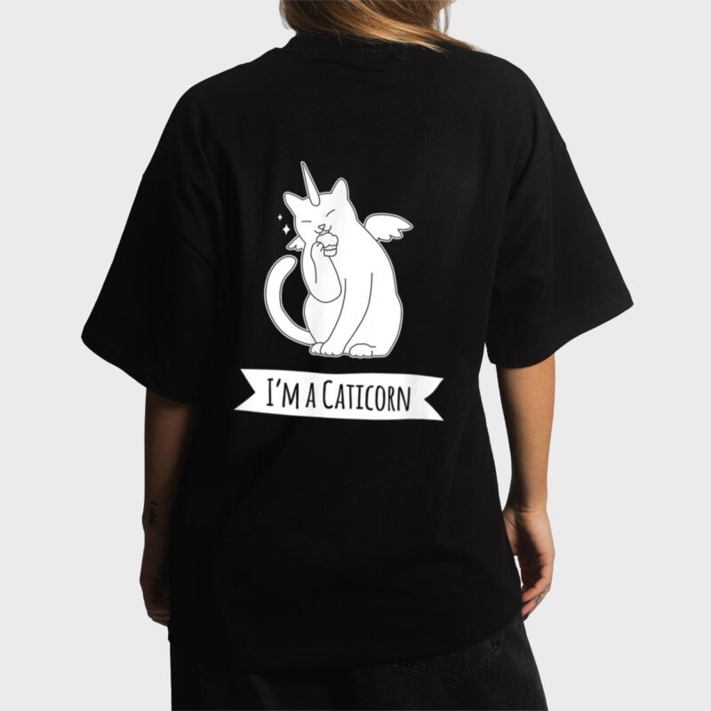 I M A Caticorn Funny Unicorn Cat Caticorn Gift Love My Cat Women T-Shirt