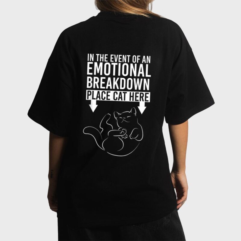 In The Event Of An Emotional Breakdown Place Cat Here Women T-Shirt