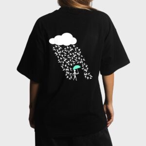 It's Raining Cats and Dogs  Cute Funny Canine Feline Lover Women T-Shirt