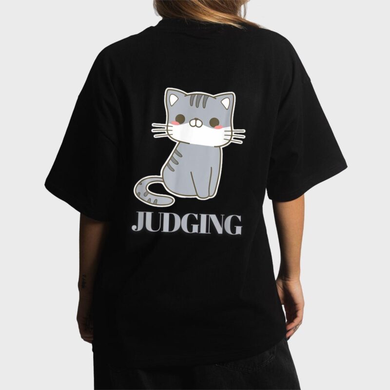 Judging Meme Funny Retro Style Vintage Cats Women T-Shirt