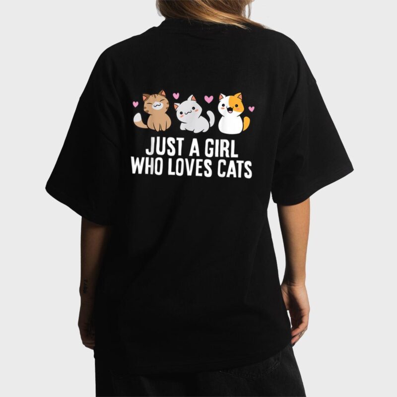 Just a Girl Who Loves Cats Women T-Shirt
