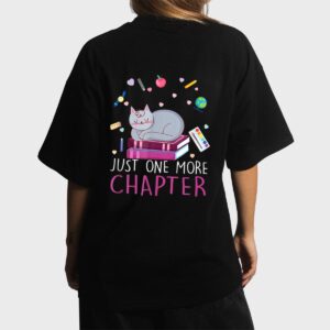 Lovely Kitten Book And Cat Lover One More Chapter Women T-Shirt