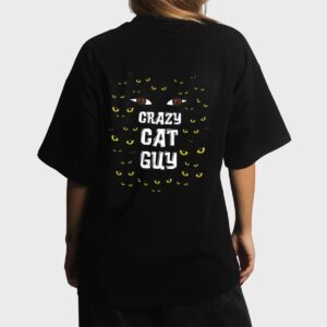 Mens Crazy Cat Guy & Cat Daddy Women T-Shirt