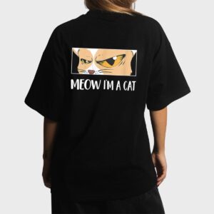 Meow I'm A Cat  - Meow Kitty Funny Cats Black Cat Women T-Shirt