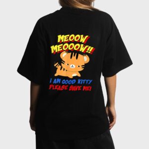 Meow Meow I Am Good Kitty Please Save Me Kitty Cat Lover Women T-Shirt