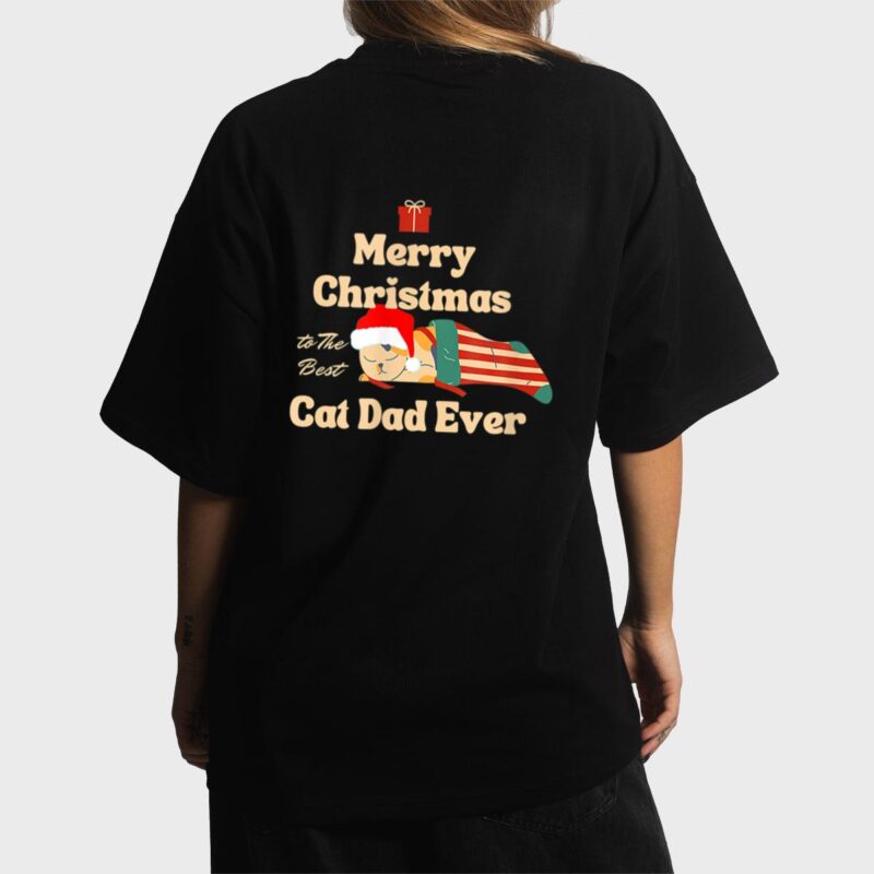 Merry Christmas Cat Friends Women T-Shirt