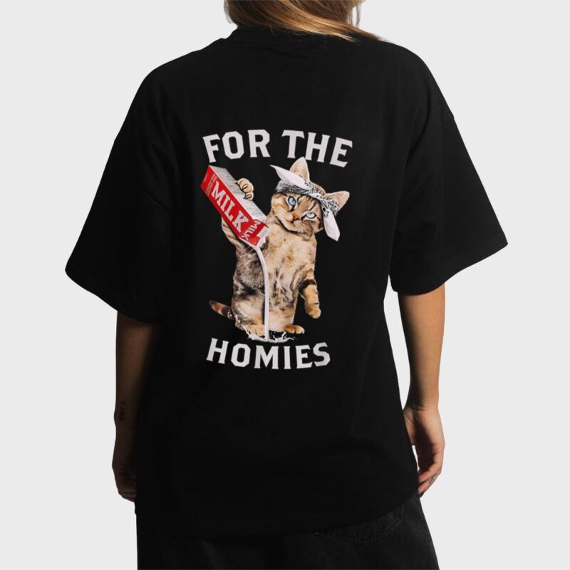 Milk Cat For The Homies Lover Kids Women Tee Women T-Shirt