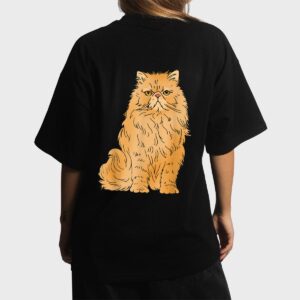 Persian Cat Design Leave Me Alone Cat Angry Persian Cat Women T-Shirt