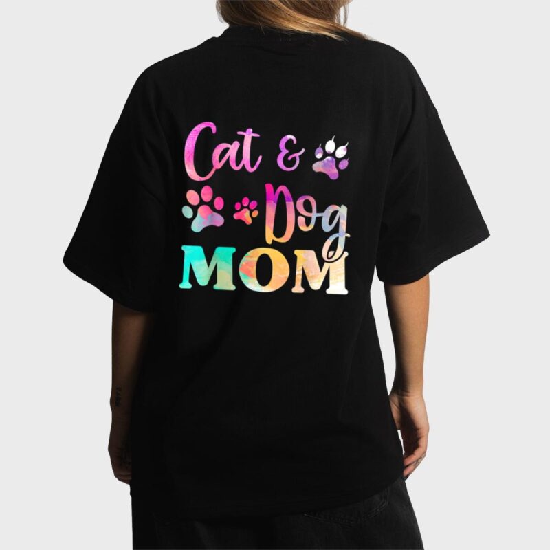 Pet Cat Dog Mom Shirt For Women, Mothers Day Women T-Shirt