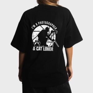 Photography I M A Photographer Cat Lover Photograph Women T-Shirt