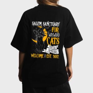 Salem Sanctuary For Wayward Cats Ferals And Familiars Women T-Shirt