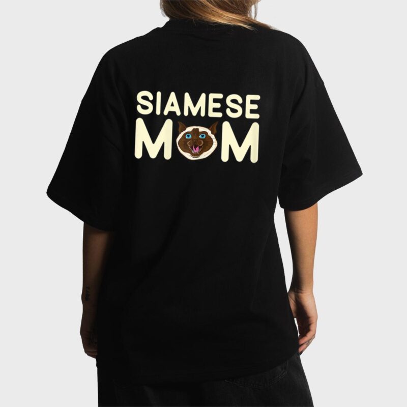 Siamese Cat Mom Women T-Shirt
