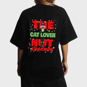 The Cat Lover Nutcracker Funny Christmas Family Group Pajama Women T-Shirt