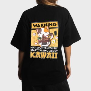 Vintage Cat Ramen Kawaii Anime Japanese Gift Girls Teenager Women T-Shirt