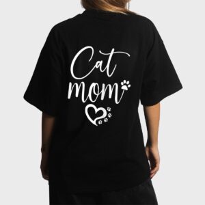 Womens Cat Mom Women T-Shirt