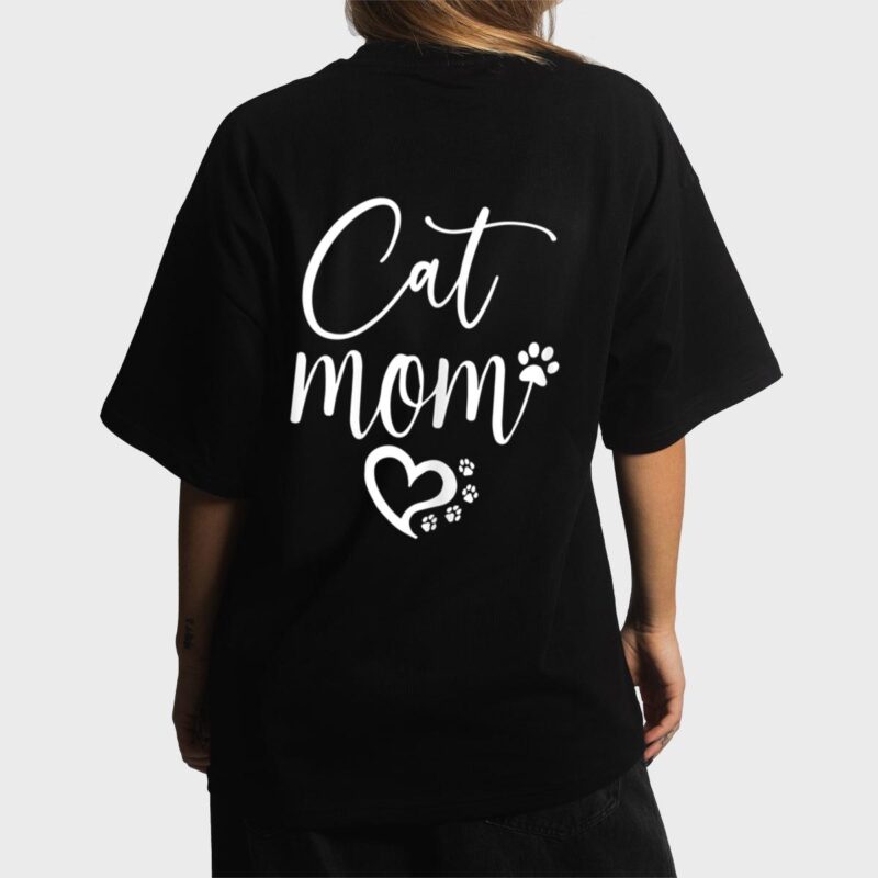 Womens Cat Mom Women T-Shirt