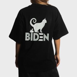 funny My Cat Hates joe Biden I Love My Cat Anti Joe Biden Women T-Shirt