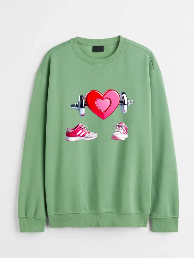 Train Like A Beast Eat Like A Monster Sweatshirt - Image 2