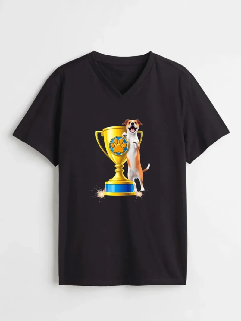 Worlds Best Dog Dad T-Shirt - Image 2